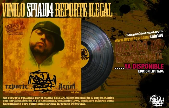 Vinilo spia104 reporte ilegal