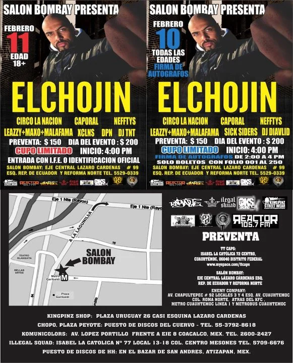 Evento: Chojin | 10 y 11 de Febrero 2011 - back