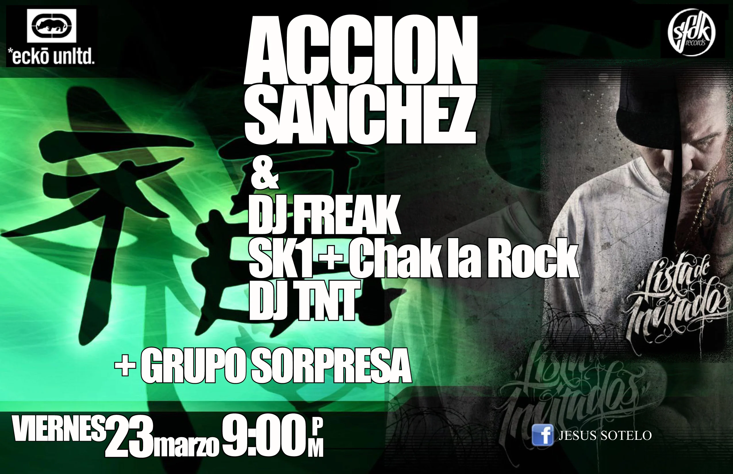 Eventos: Acción Sánchez (SFDK) en México, D.F. | 23 Marzo 2012