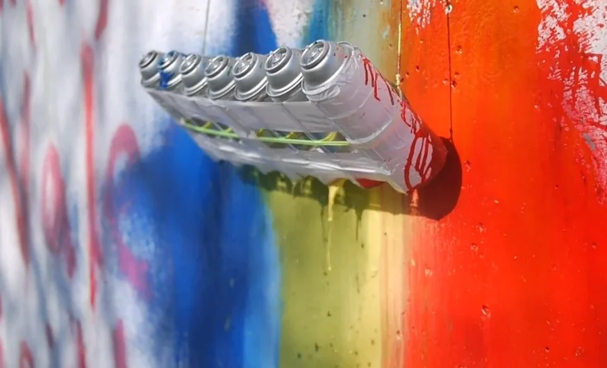 Evan Roth Propulsion Paintings