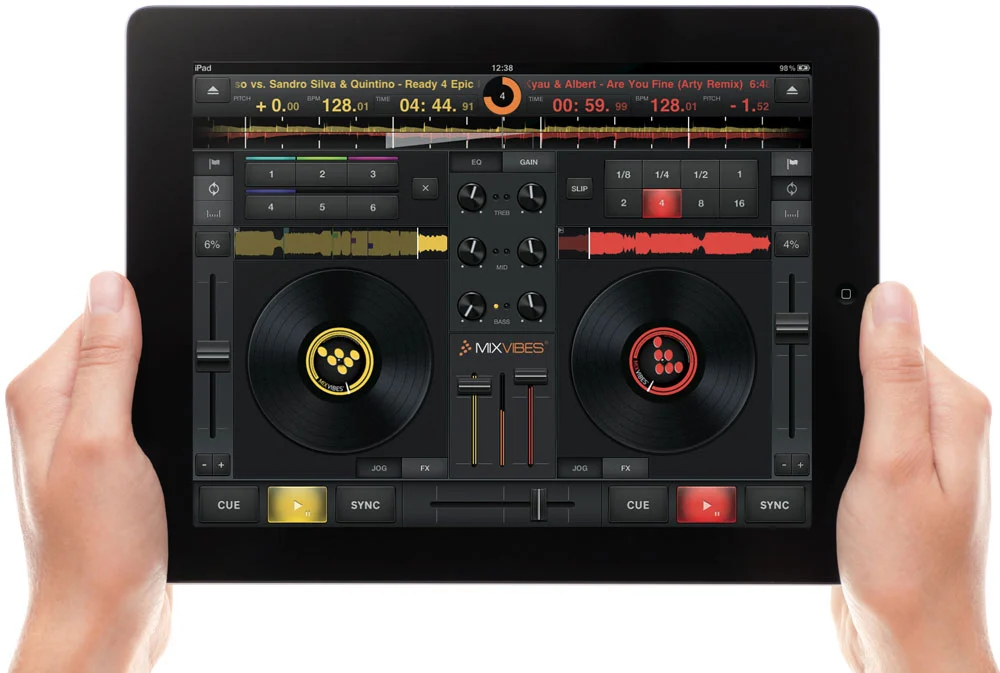 Productos: MixVibes | CrossDj para iPad