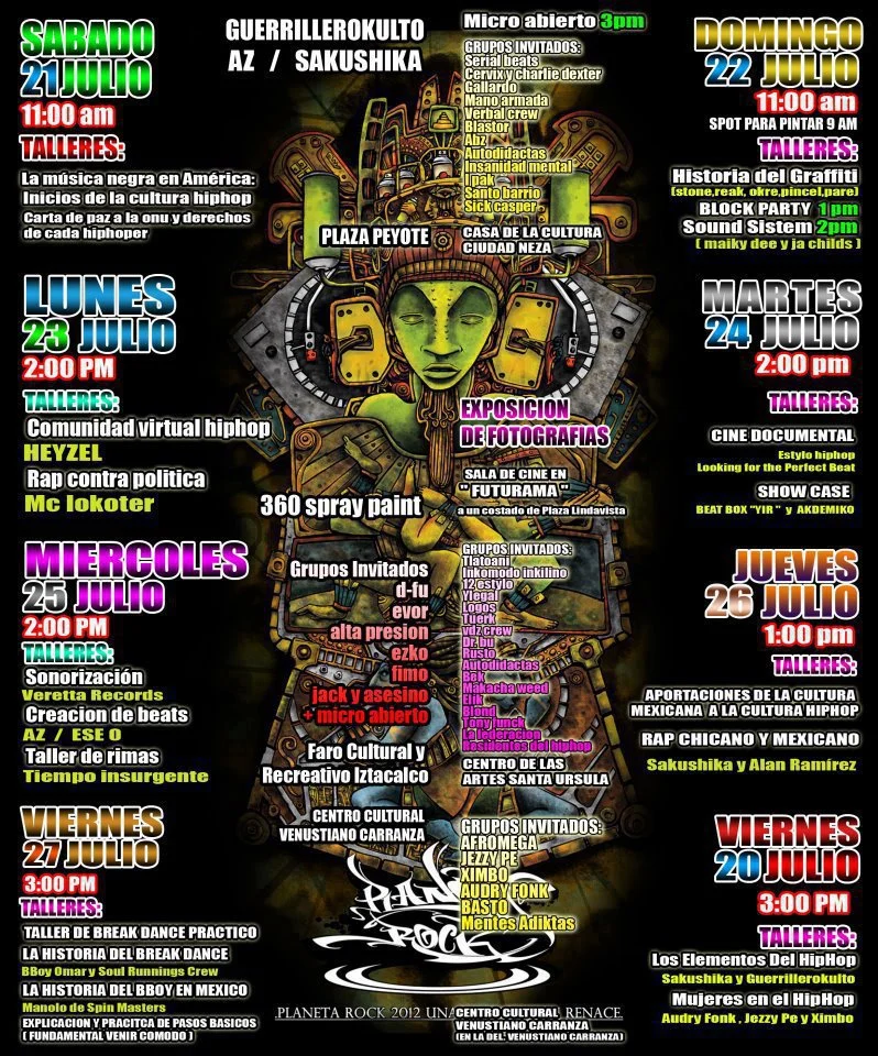 Cartelera Planeta Rock