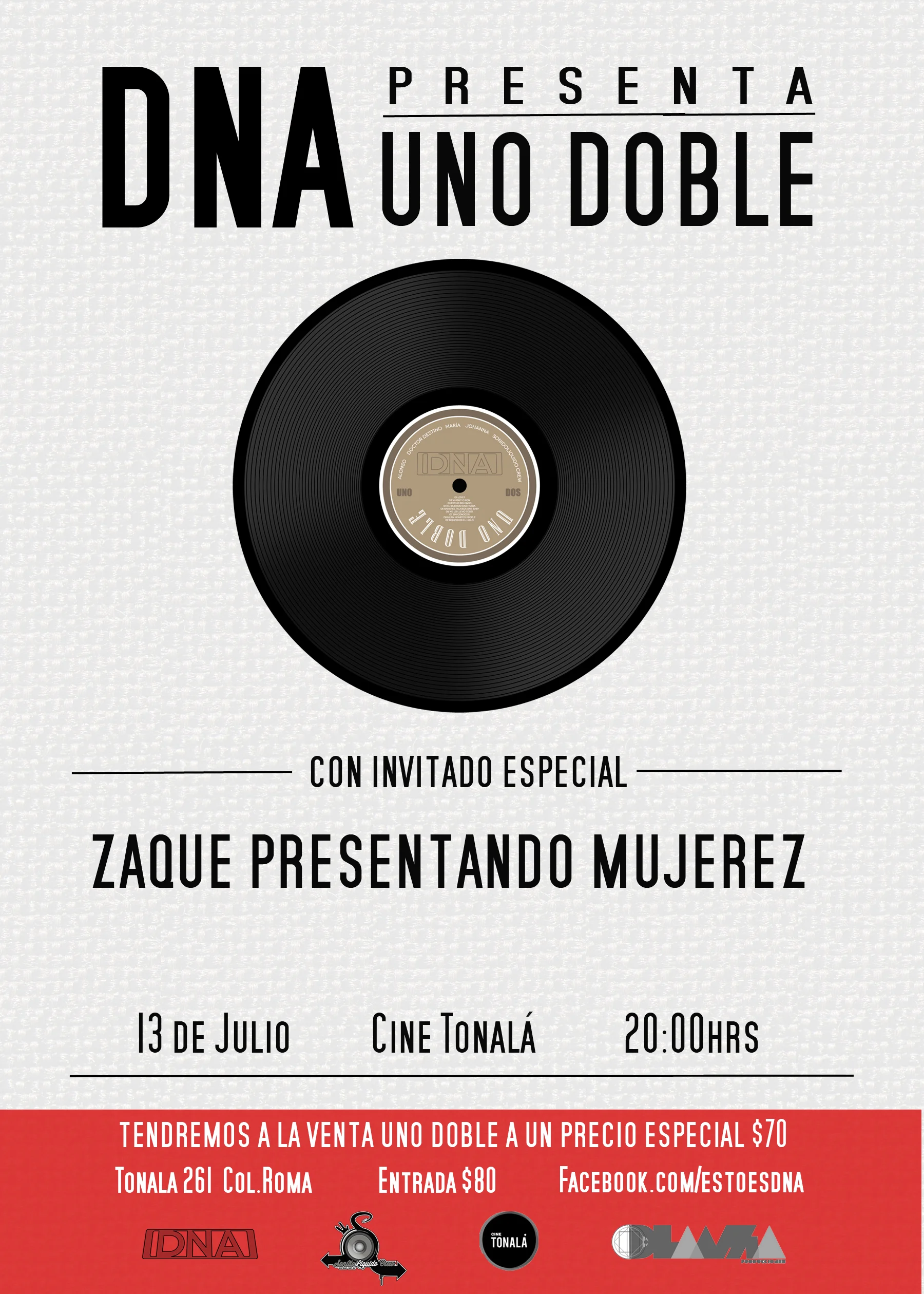 Evento: DNA | Presenta: Uno Doble
