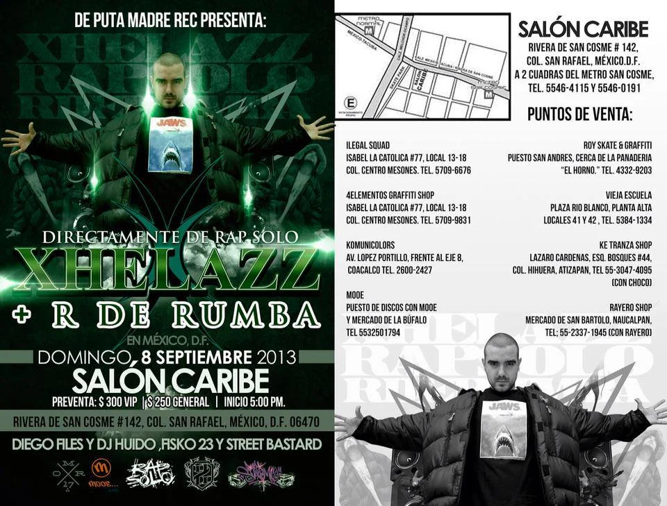 Xhelazz y R de Rumba en México 2013